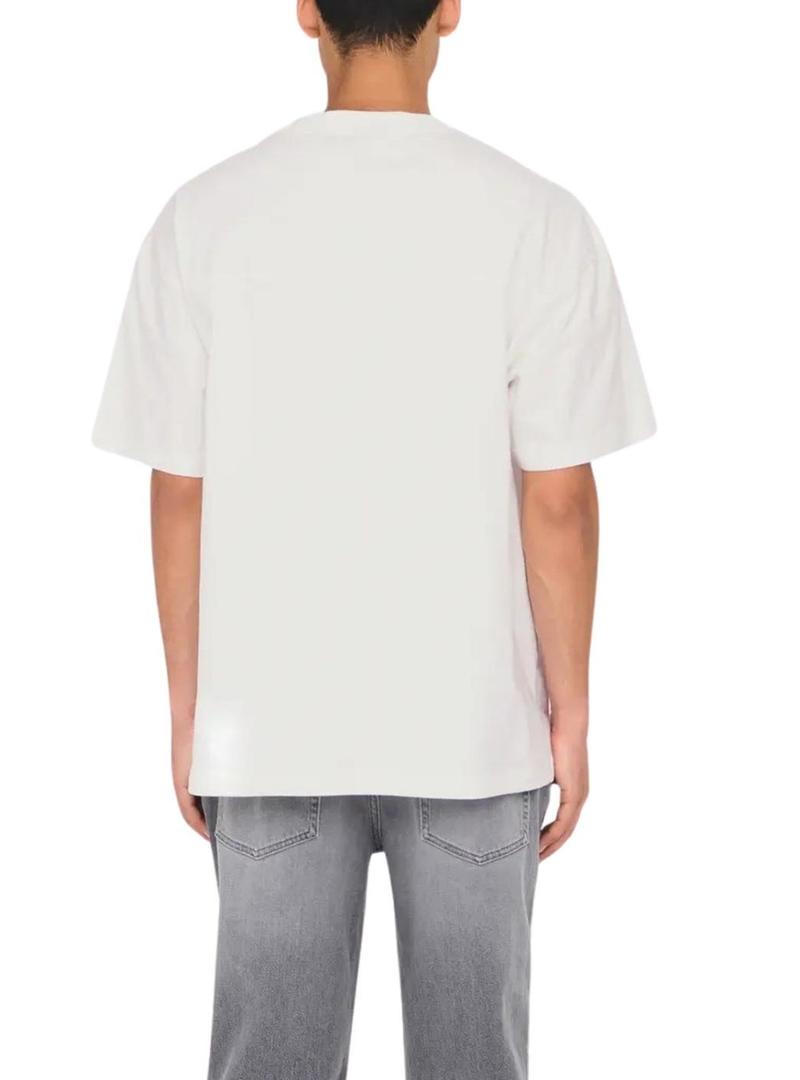 Camisa Only and Sons King Loose branca para homem.
