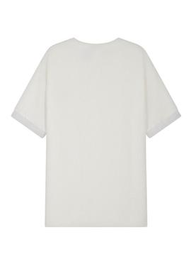 Camiseta Project X Paris em malha branca para homem.
