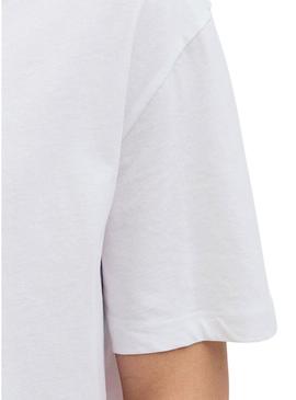 Camiseta Jack and Jones Porto branca para homem.