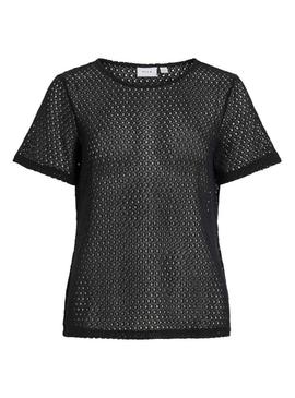 Camiseta Vila Mine preta para mulher