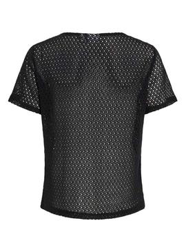 Camiseta Vila Mine preta para mulher