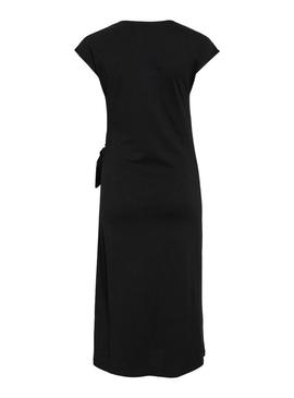 Vestido Vila Vipompia preto para mulher