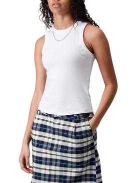 Camisa Carhartt Philips branca para mulher.