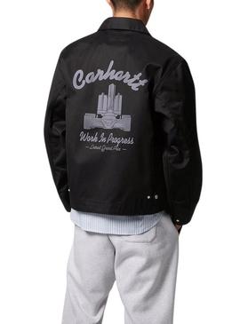 Jaqueta Carhartt Racer preta para homem