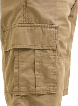 Bermudas Jack and Jones Mateo camelo para homem