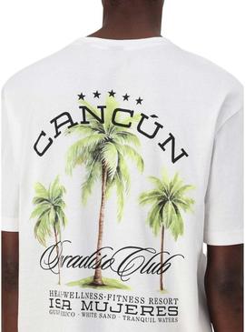 Camisola Only and Sons Keane Cancún branca para homem.