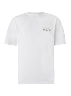 Camisola Only and Sons Keane Cancún branca para homem.