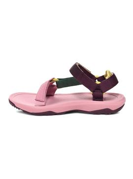 Sandálias Teva Hurricane XLT2 rosa para menina.