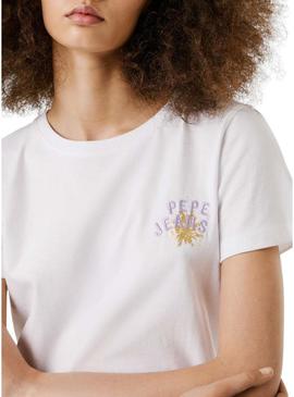 Camisa Pepe Jeans Amanda branca para mulher.