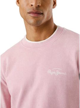 Moletom Pepe Jeans Terrel rosa para homem