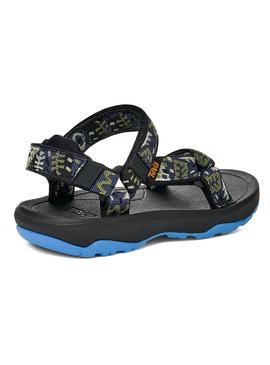 Sandálias Teva Hurricane XT2 Kids preto.
