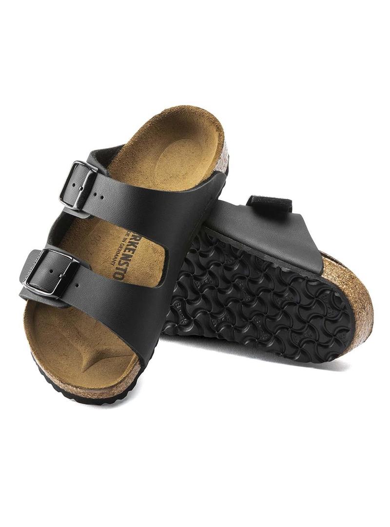 Sandálias Birkenstock Arizona preto para menina e menino