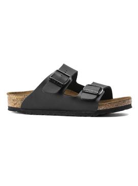 Sandálias Birkenstock Arizona preto para menina e menino