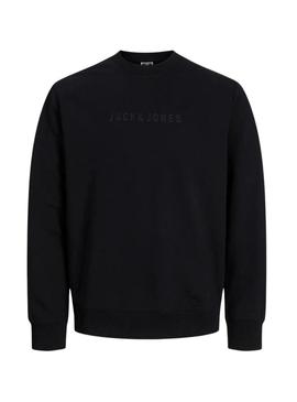 Moletom Jack and Jones Corecharge preto para homem.
