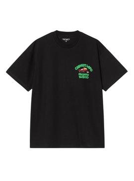 Camiseta Carhartt Preta para homem.