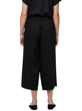 Calça Pieces Pia preta para mulher
