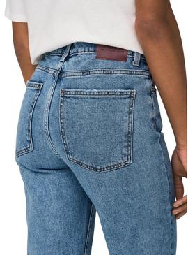 Calça jeans Only Emily straight para mulher.