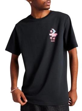 Camiseta Converse Motel preta para homem.