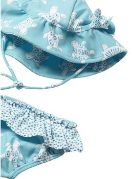 Conjunto de banho azul Mayoral para bebê.