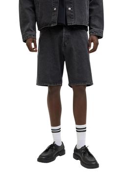 Bermudas Jack and Jones Tony denim cinza para homem