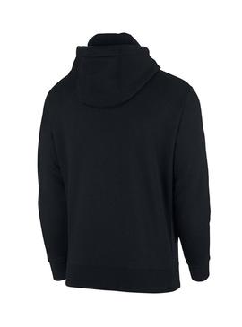 Moletom Nike Club Fleece preto para mulher e homem