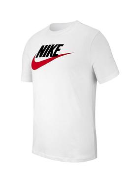 Camiseta Nike Logo branca para homem.