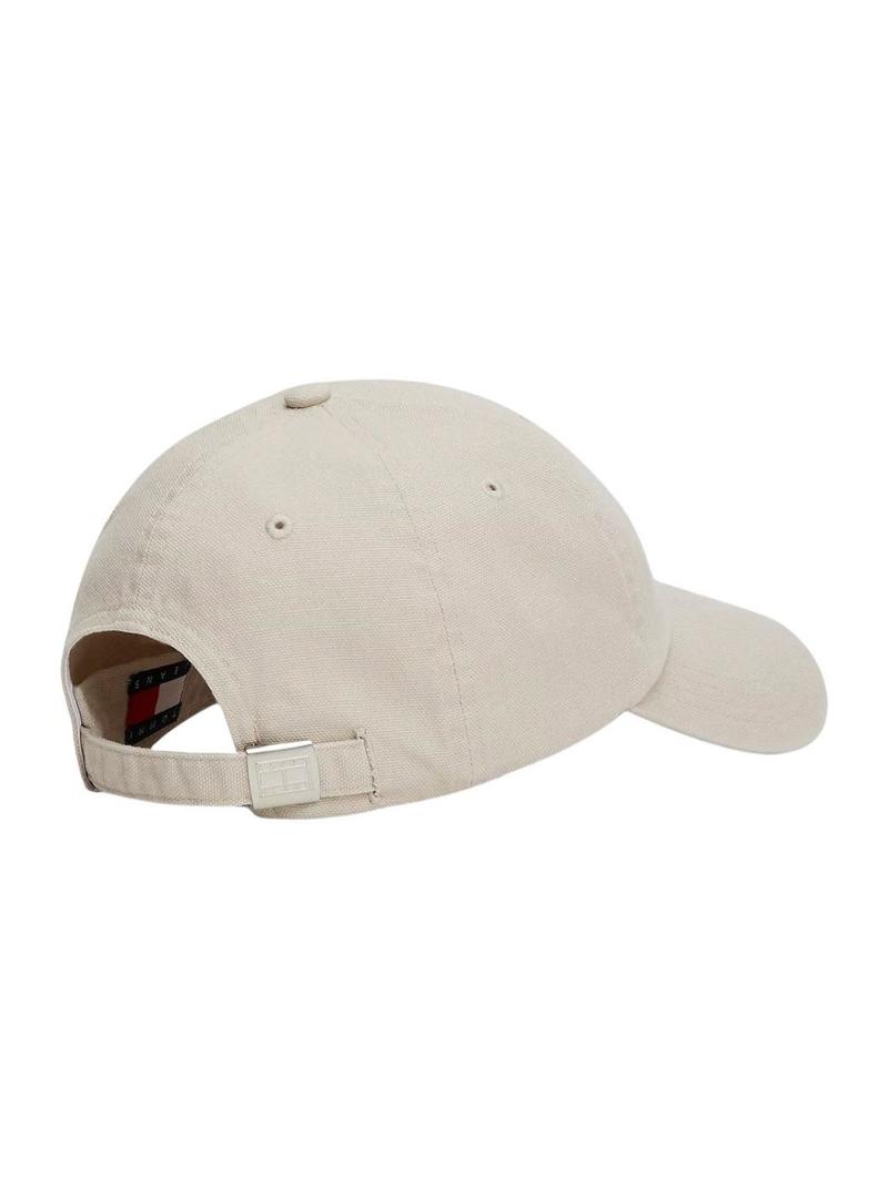 Boné Tommy Jeans The Heritage bege para mulheres