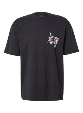 Camisa Only and Sons Keane preta para homem.