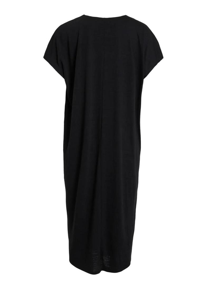 Vestido preto Vila Vibrielle para mulher.