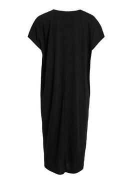 Vestido preto Vila Vibrielle para mulher.