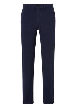 Calça chinesa O Polvo azul marinho para homem