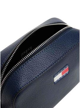 Bolsa Tommy Jeans Must Camera azul para mulher.