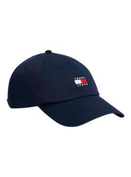 Boné Tommy Jeans Heritage Core azul marinho para homem