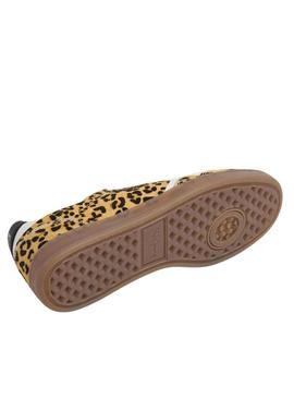 Sapatilhas Pepe Jeans Ball Top animal print para mulher.