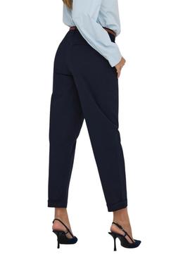Calça Only Sax azul marinho para mulher.