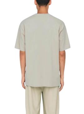 Camiseta Only and Sons Curated bege para homem