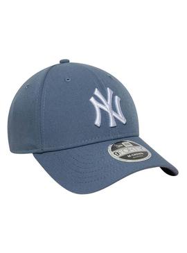 Boné New Era 9Forty azul para homens e mulheres.