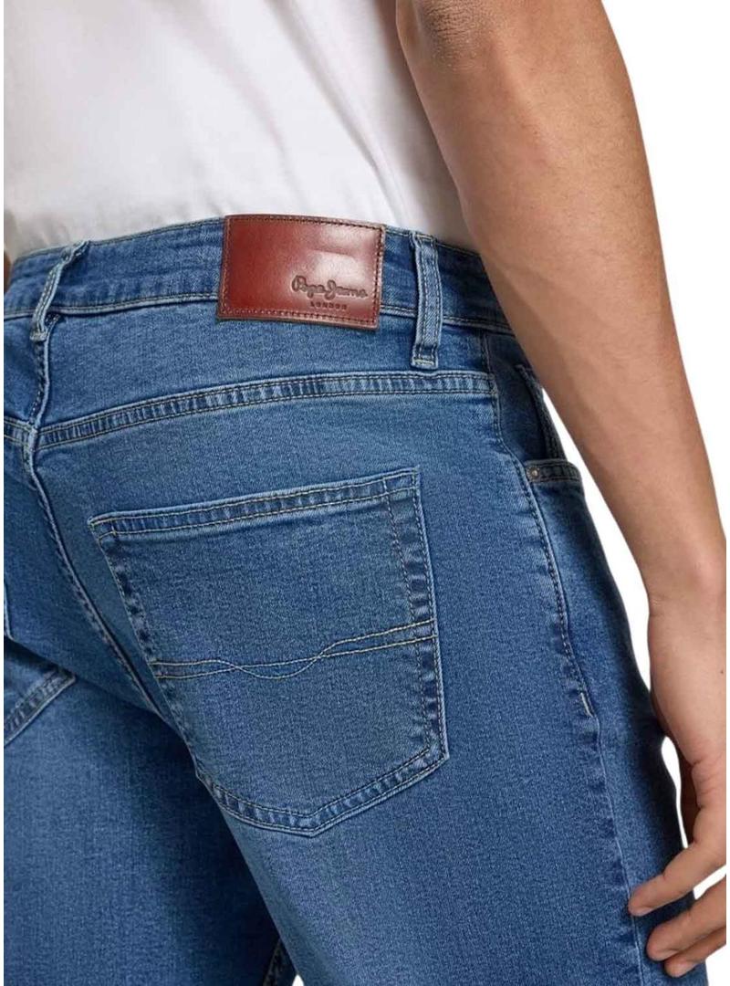 Calça jeans Pepe Jeans Cash reta para homem.