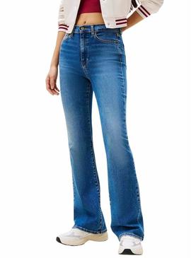 Calça de ganga Tommy Jeans Sylvia flare para mulher