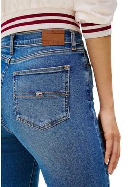 Calça de ganga Tommy Jeans Sylvia flare para mulher