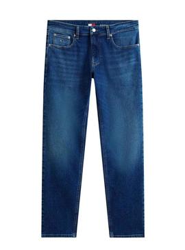 Calça jeans Tommy Jeans Scanton dark denim para homem.