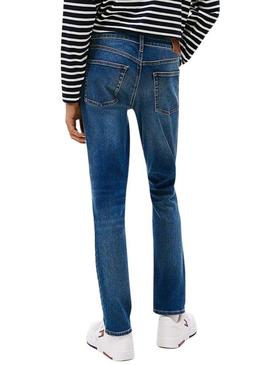 Calça jeans Tommy Jeans Scanton mid denim para homem.