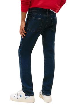 Calça jeans Tommy Jeans Scanton azul para homem.