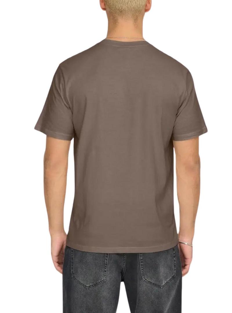 Camisa Only and Sons Dawson marrom para homem
