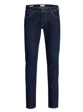 Calça de ganga Jack and Jones Glenn azul para homem