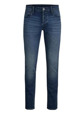 Calça jeans Jack and Jones Glenn azul para homem.