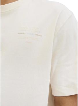 Camisa Jack and Jones Urban bege para homem.