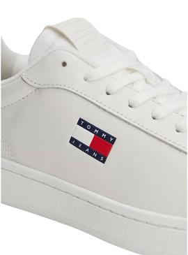 Sapatilhas Tommy Jeans Archive 98 branco para mulher.