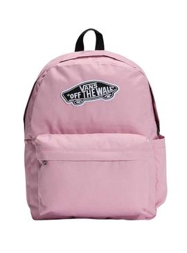 Mochila Vans Old Skool rosa para mulher e homem.