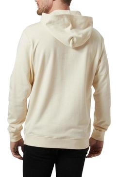 Moletom Helly Hansen Core bege para homem.